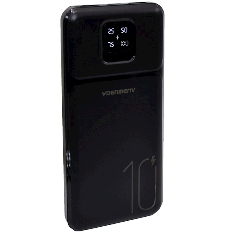 Внешний аккумулятор VDENMENV DP38 10000mAh Black Внешний аккумулятор VDENMENV DP38 10000mAh Black