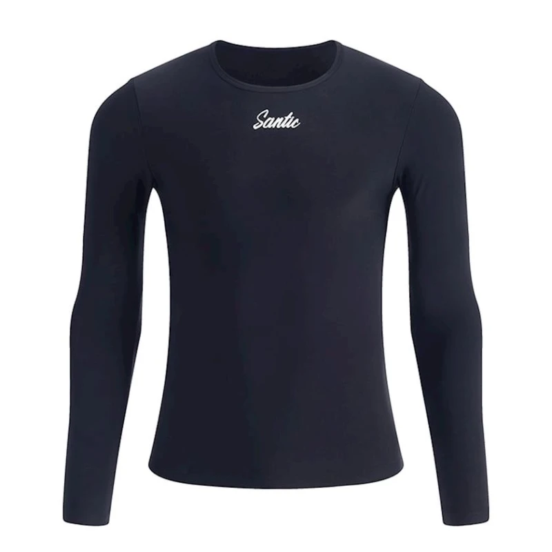 Велофутболка мужская Santic WM3C06027H, черная, полиэстер/спандекс, размер XL