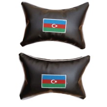 Yastıq avtomobil üçün Bayraq, 28x20 sm, qara