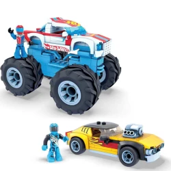 Набор машин Hot Wheels Mega Construx, разноцветный