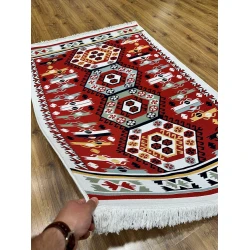 Ковер Natural Halı Arya AR39RED2, 120x180 см, хлопок, разноцветный