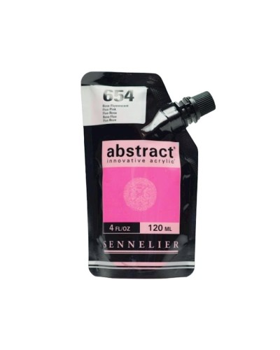 Akril boya Sennelier Abstract 654 Fluo Pink, 120 ml