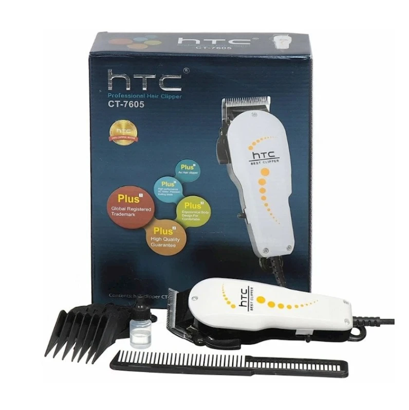 Универсальная машинка для стрижки HTC CT-7605 White Универсальная машинка для стрижки HTC CT-7605 White