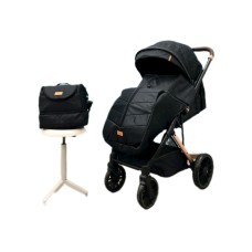 Uşaq arabası Kidilo 6510, qara