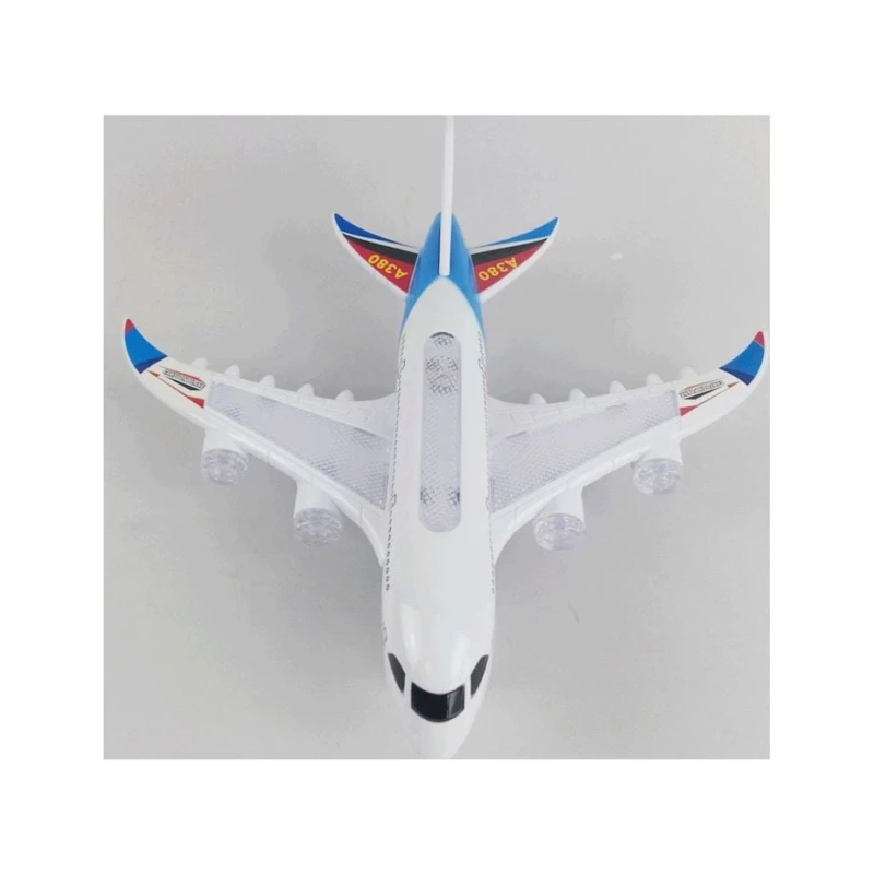 Самолет Liva Toy A380, белый, 3+ лет