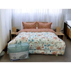 Одеяло La Perla 095, двуспальное, натуральный бамбук, разноцветное, 195х215 см