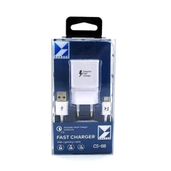 Şəbəkə enerji toplama cihazı Mobaks CS-08 Fast Charger Lightning, Ağ