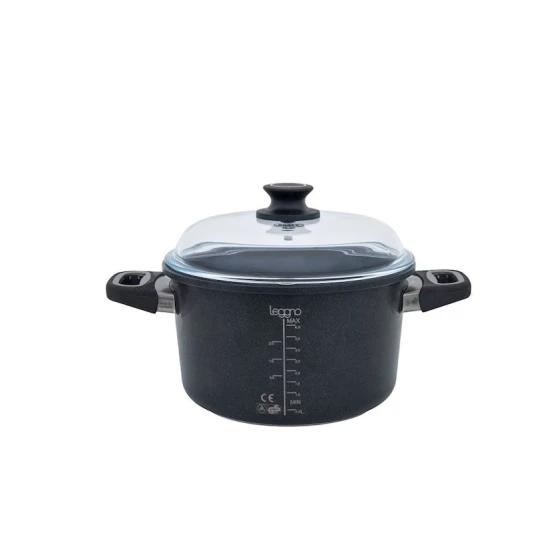 Скороварка Leggno Amt Gastroguss, алюминий, черная, 24x14 см, 4.5 л Скороварка Leggno Amt Gastroguss, алюминий, черная, 24x14 см, 4.5 л