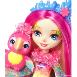 Kukla Enchantimals Peeki Parrot Doll, 15 sm