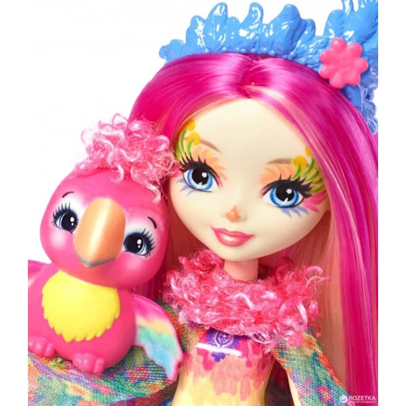 Кукла Enchantimals Peeki Parrot Doll, 15 см