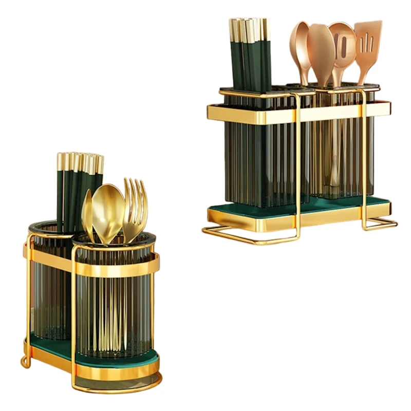 Tutacaq qurutma üçün 16x21x10.5 sm, paslanmayan polad/plastik, qızılı/yaşıl