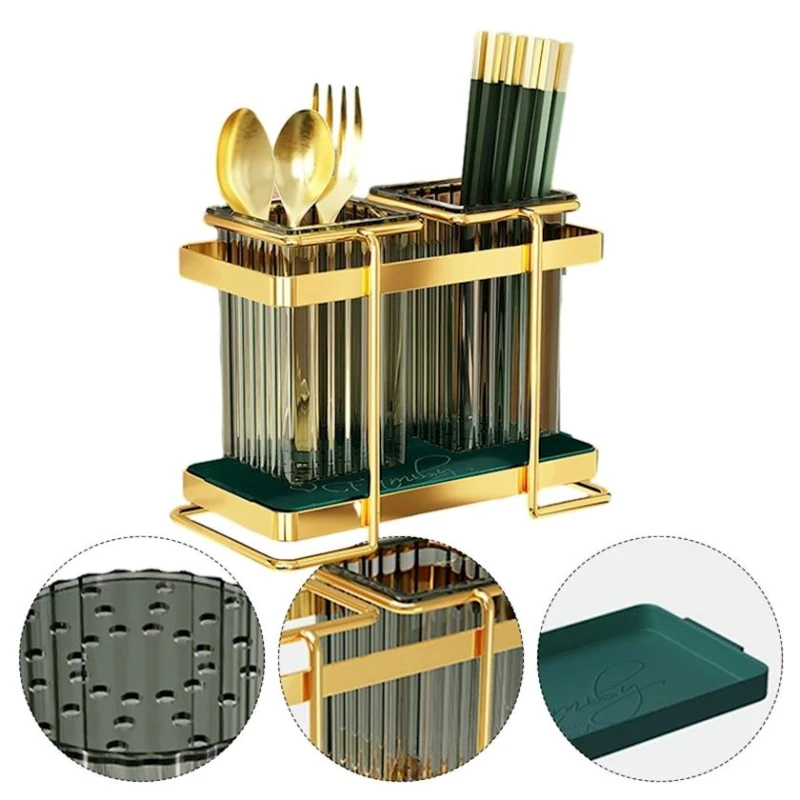 Tutacaq qurutma üçün 16x21x10.5 sm, paslanmayan polad/plastik, qızılı/yaşıl