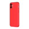 Çexol Baseus Liquid Silica Gel Protective Case Apple iPhone 12/12 Pro üçün Red