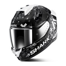 Motosikl dəbilqəsi Shark Skwal i3 Hellcat HE0828EKUSL, ölçü L, ağ/qara