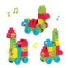 Паровозик-конструктор Азбукварик Talky Blocks кнопочка Едем на ферму, 19 деталей Паровозик-конструктор Азбукварик Talky Blocks кнопочка Едем на ферму, 19 деталей