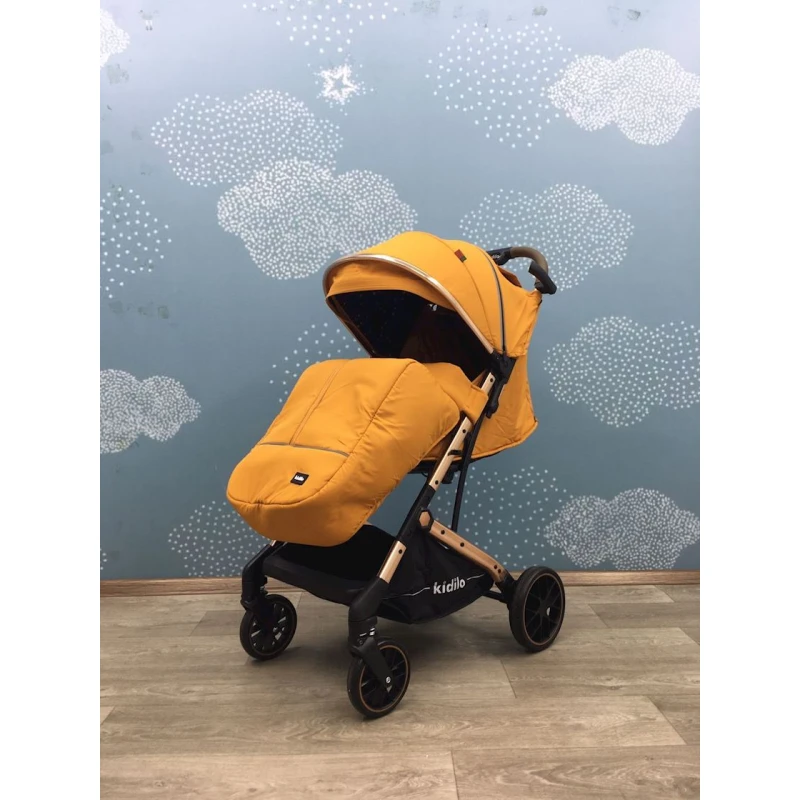 Детская коляска Kidilo 621, желтая