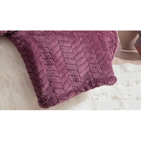 Плед Yataş Joy, 140х190 см, полиэстер, фиолетовый