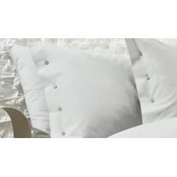 Комплект постельного белья Yataş Plain, пододеяльник 160х220 см, простыня 100x200 см, наволочка 50х70 см, односпальный, хлопок, серый