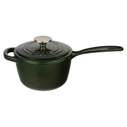 Ковш Gipfel Majolica, 17 см, 1.7 л, чугун, зеленый