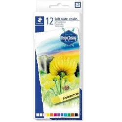 Пастель Staedtler Soft Pastel Chalks Design Journey сухая, 12шт, 10мм