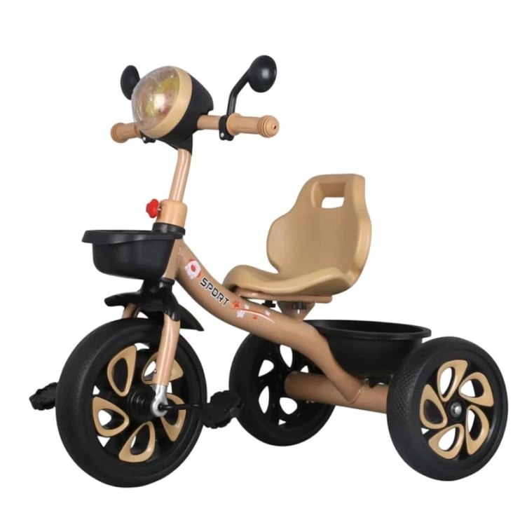 Детский трехколесный велосипед 5237_S600, коричневый, 1-3 года