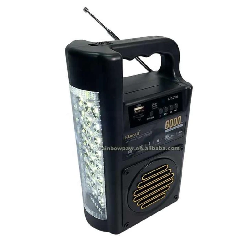 MP3 pleyer və fənər ilə radio dinamik. Kts-2030