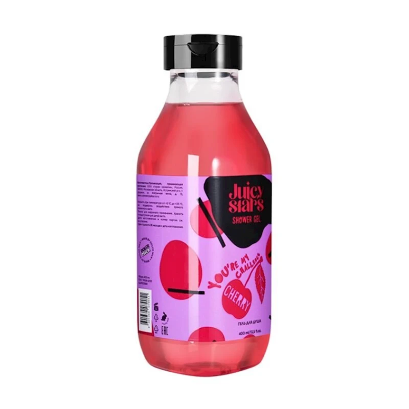 Duş geli Juicy Stars Cherry You're my challenge, 400 ml Duş geli Juicy Stars Cherry You're my challenge, 400 ml