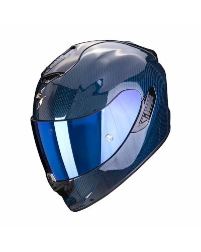 Motosiklet dəbilqəsi Scorpion EXO-1400 Evo Carbon Air Solid Blue XXL