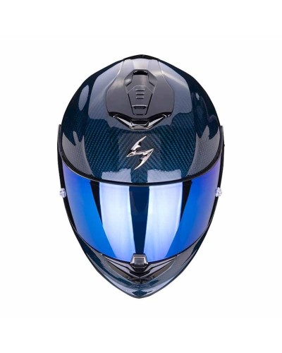 Motosiklet dəbilqəsi Scorpion EXO-1400 Evo Carbon Air Solid Blue XXL