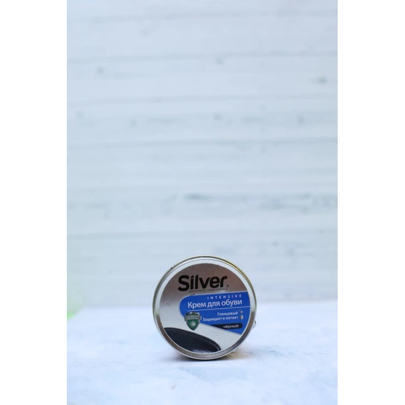 Krem Silver İntensive hamar dərili ayaqqabılar üçün, qara, 50 ml Krem Silver İntensive hamar dərili ayaqqabılar üçün, qara, 50 ml