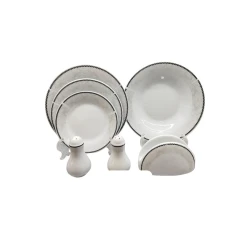 Сервиз обеденный B-2028, белый