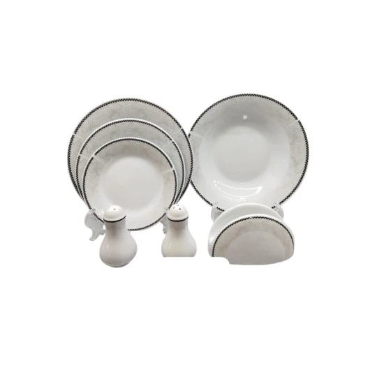 Сервиз обеденный B-2028, белый