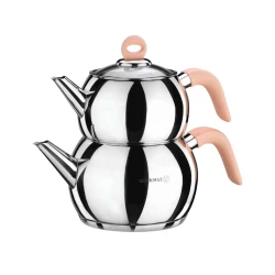 Набор чайников Korkmaz A059, 2 л + 1.1 л, серебристый