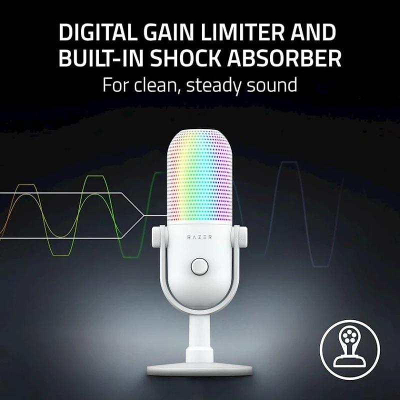 Mikrofon Razer Seiren V3 Chroma White (RZ19-05060200-R3U1)