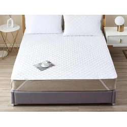 Наматрасник защитный MM Tekstil MM-84, белый, 160x200 см