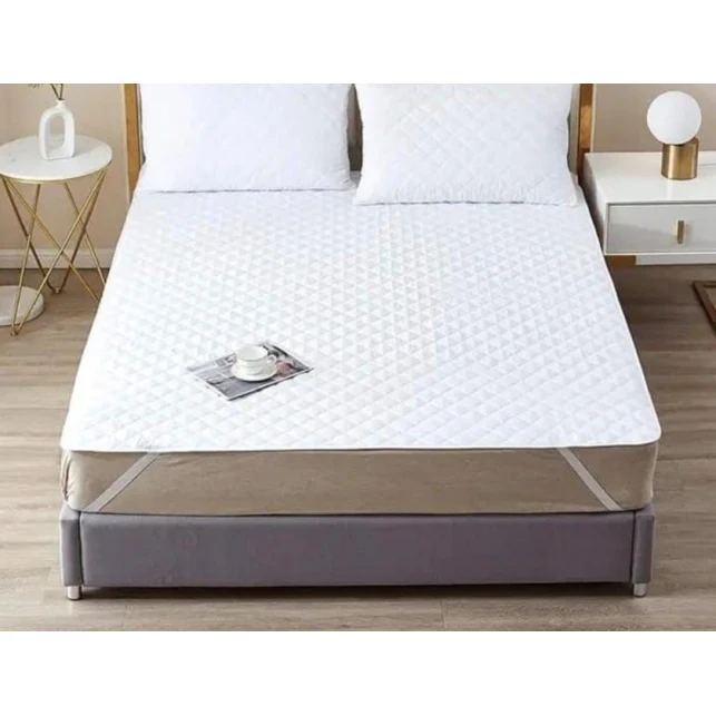 Наматрасник защитный MM Tekstil MM-84, белый, 160x200 см