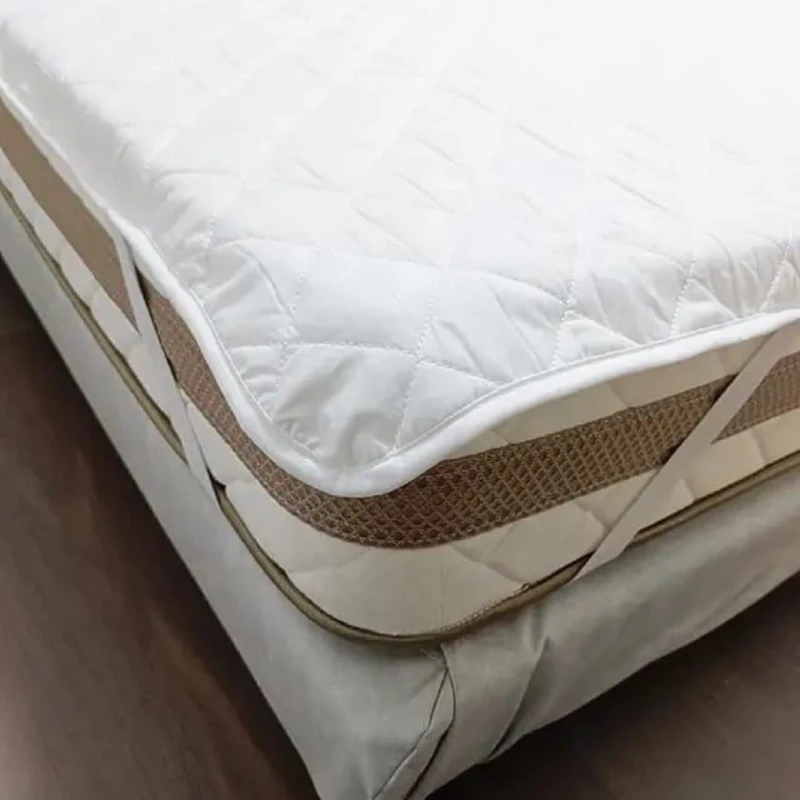 Наматрасник защитный MM Tekstil MM-84, белый, 160x200 см