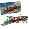 Конструктор LEGO City Downtown Streetcar and Station 60423, 7+ лет, 811 элементов