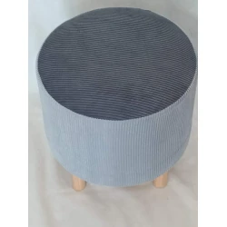 Пуфик 97, ткань, серый, 40x35x35 см