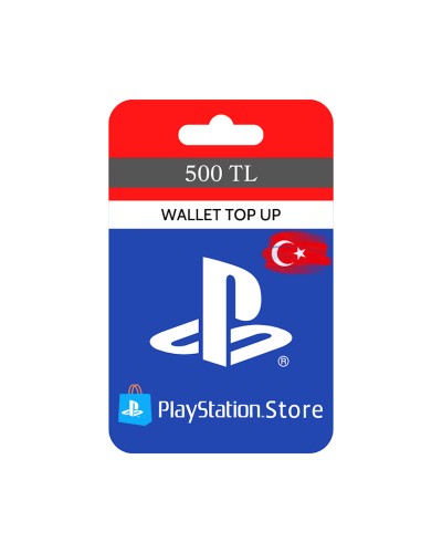 Sony PlayStation (PSN Türkiyə, PS4/PS5) elektron pul kisəsinin artırılması 500 TL