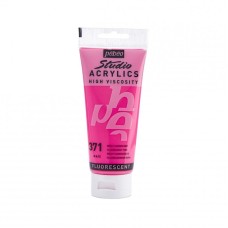 Akril boya Pebeo Studio Acrylics 371 Fluoresent çəhrayı 100 ml