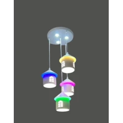 Подвесной светильник 1067, белый