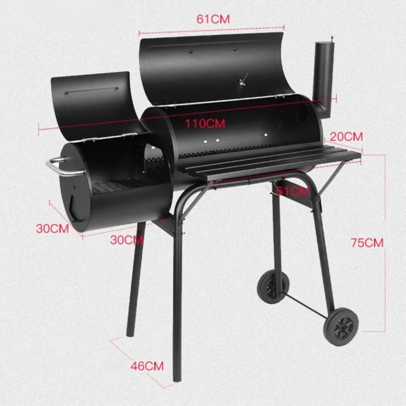 Мангал на углях BBQ bbq_small01, 110x46x75 см Мангал на углях BBQ bbq_small01, 110x46x75 см
