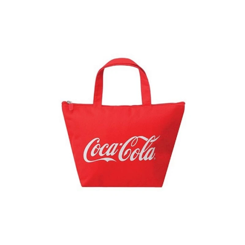 Сумка для ланч-бокса Miniso Coca-Cola Logo трапеция, красный Сумка для ланч-бокса Miniso Coca-Cola Logo трапеция, красный