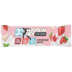 Протеиновый батончик Protein Rex клубника 60 г