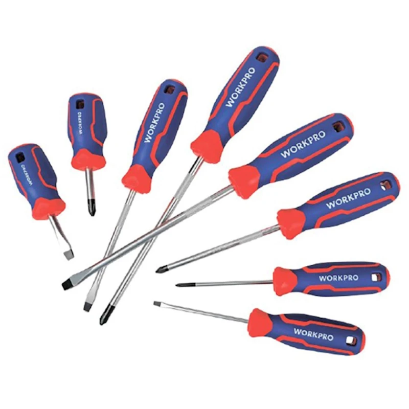 Набор отверток Workpro WP200505, CR-V, 8 шт