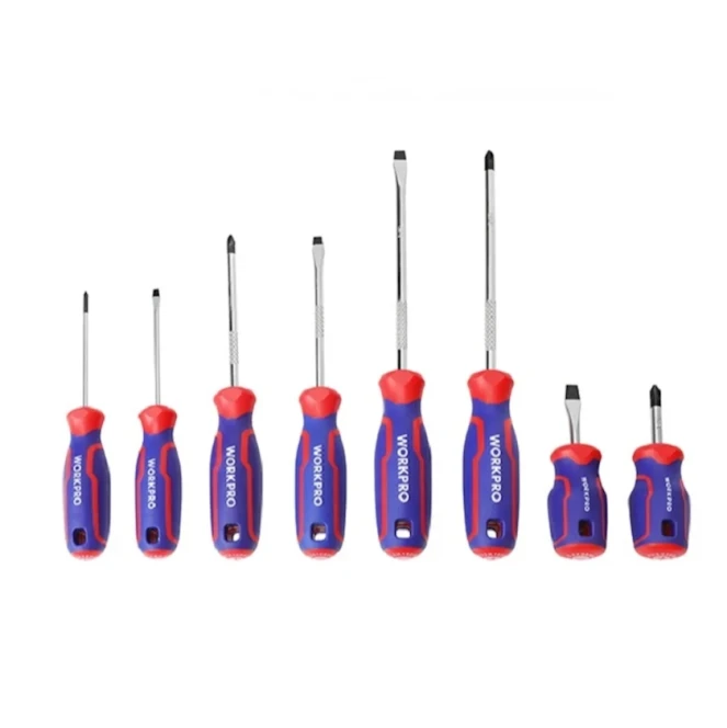Набор отверток Workpro WP200505, CR-V, 8 шт