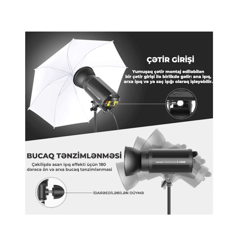 Студийная вспышка Neewer S400N