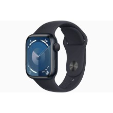Ağıllı saat Apple Watch 9 41mm Midnight Aluminum Case with Midnight Sport Band - M/L (MR8X3LL/A)