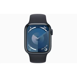 Умные часы Apple Watch 9 41mm Midnight Aluminum Case with Midnight Sport Band - M/L (MR8X3LL/A)